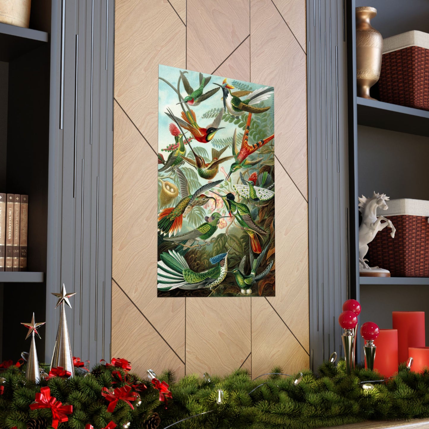 Trochilidae (Hummingbirds) - Ernst Haeckel (1904) - Wall Poster Print