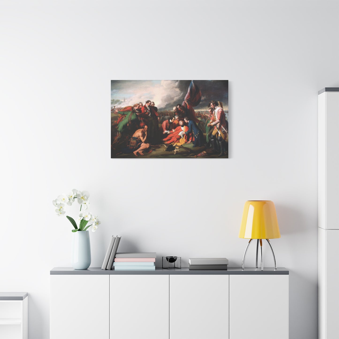 The Death of General Wolfe - Benjamin West (1770) - Stretched Canvas Print