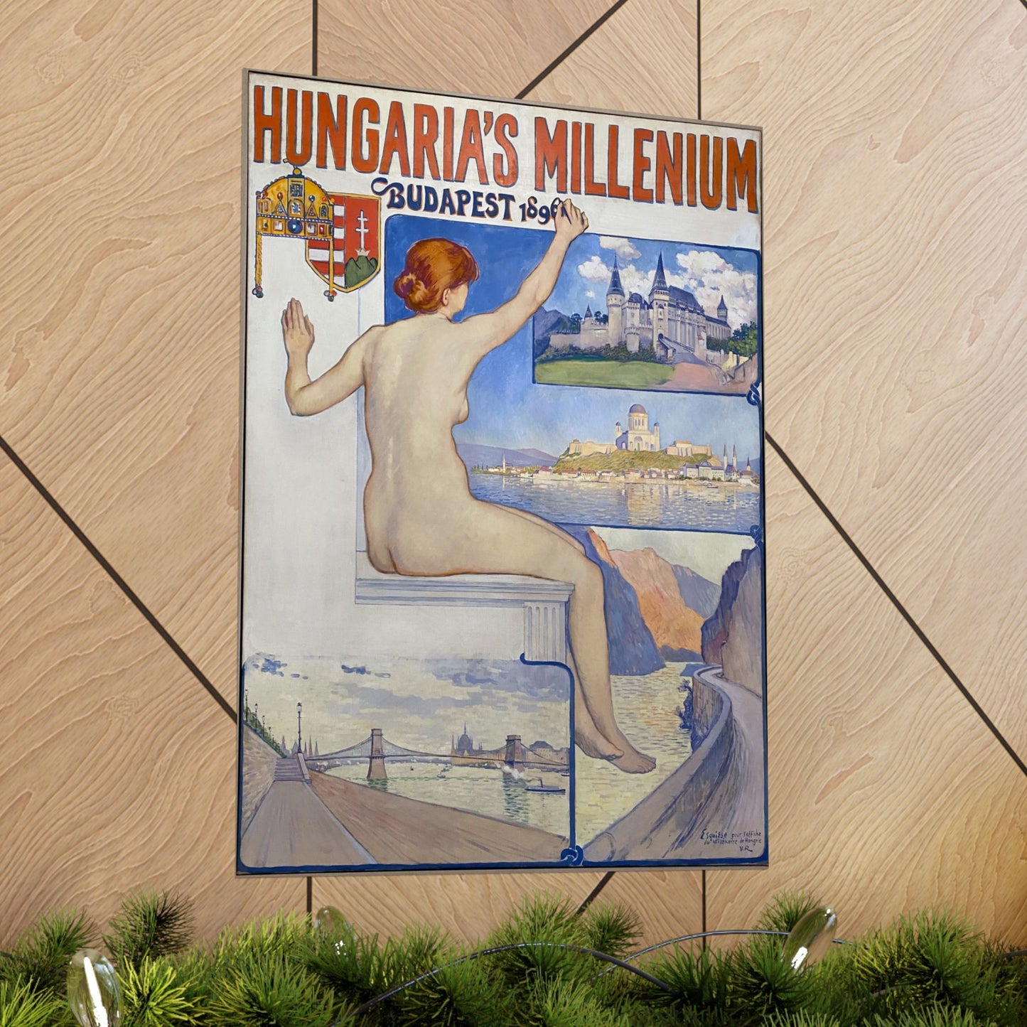 Hungaria's Millenium, Budapest 1896 - Théo Van Rysselberghe (1896) - Wall Poster Print
