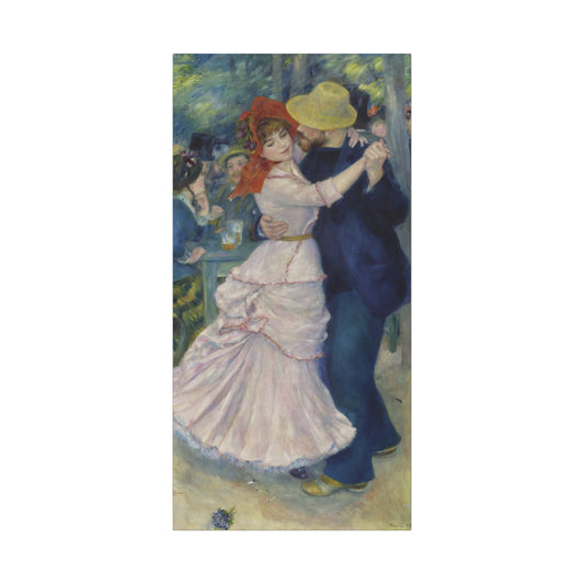 Dance at Bougival - Pierre-Auguste Renoir (1883) - Stretched Canvas Print