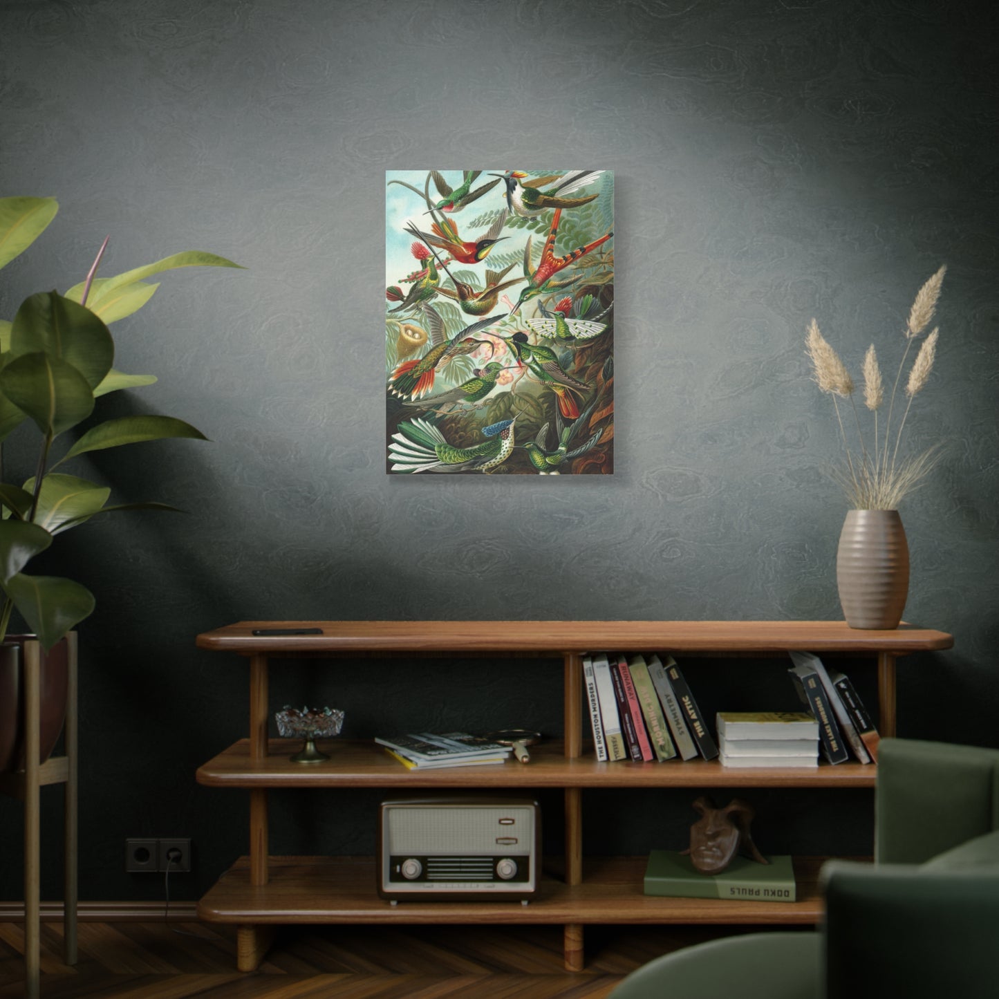 Trochilidae (Hummingbirds) - Ernst Haeckel (1904) - Stretched Canvas Print