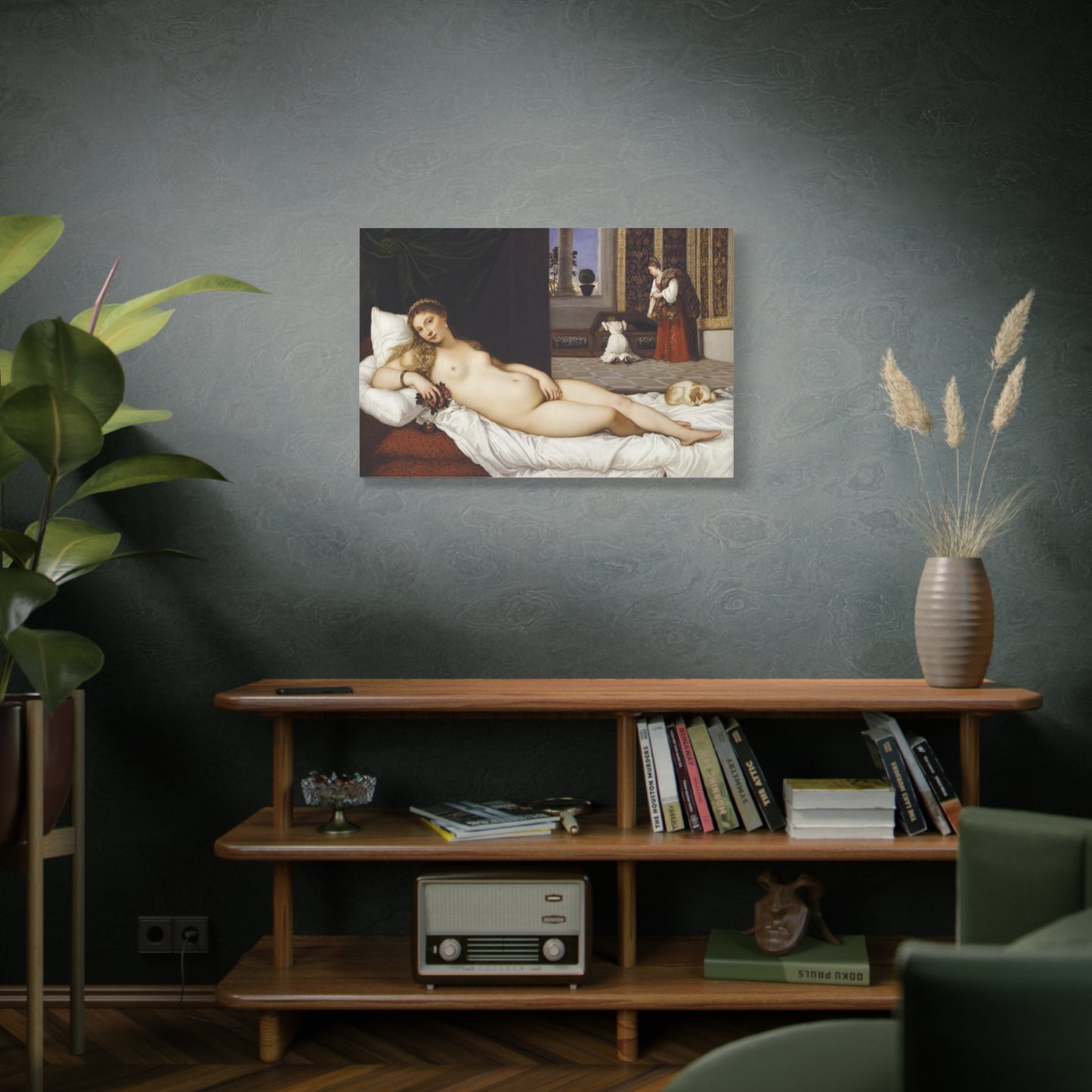 Venus of Urbino - Titian (1538) - Stretched Canvas Print
