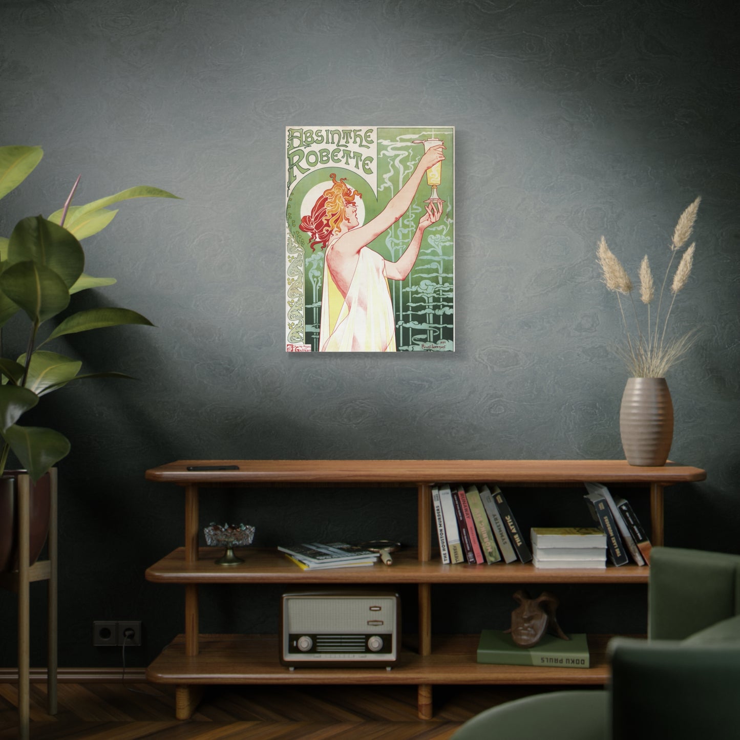 Absinthe Robette - Henri Privat-Livemont (1896) - Stretched Canvas Print