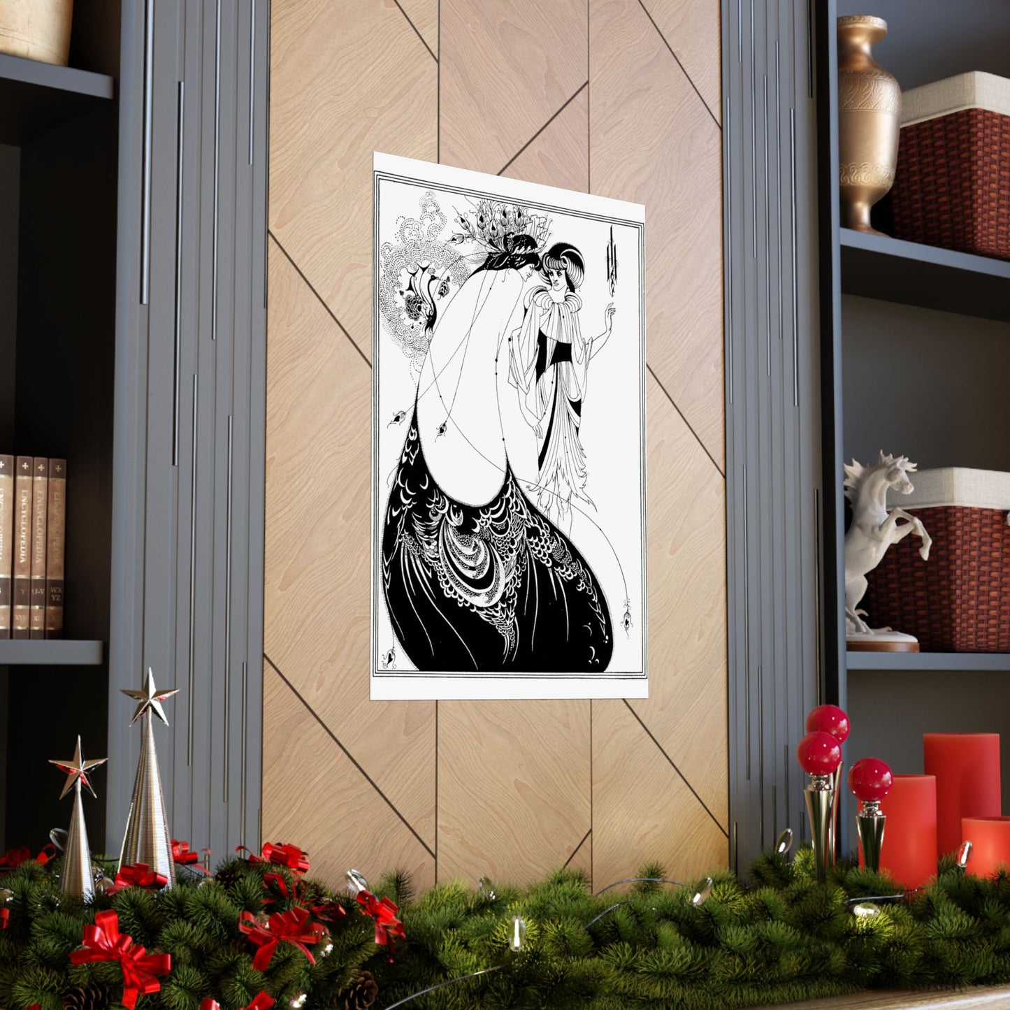 The Peacock Skirt - Aubrey Beardsley (1893) - Wall Poster Print