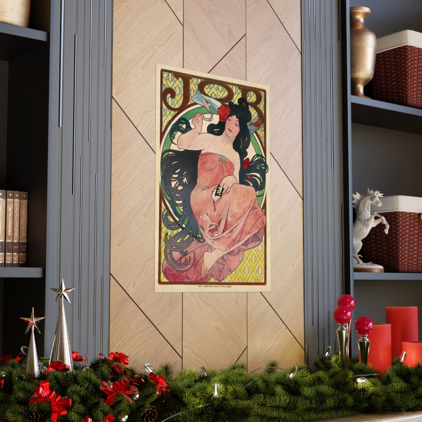 Job Cigarettes Ad - Alphonse Mucha (1894) - Wall Poster Print