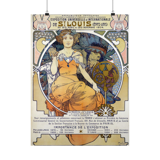 Exposition Universelle et Internationale de St. Louis (États-Unis) - Alphonse Mucha (1903) - Wall Poster Print