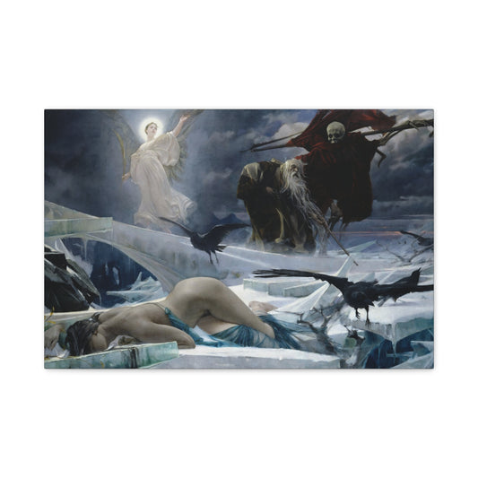 Ahasuerus at the End of the World - Adolf Hirémy-Hirschl (1888) - Stretched Canvas Print