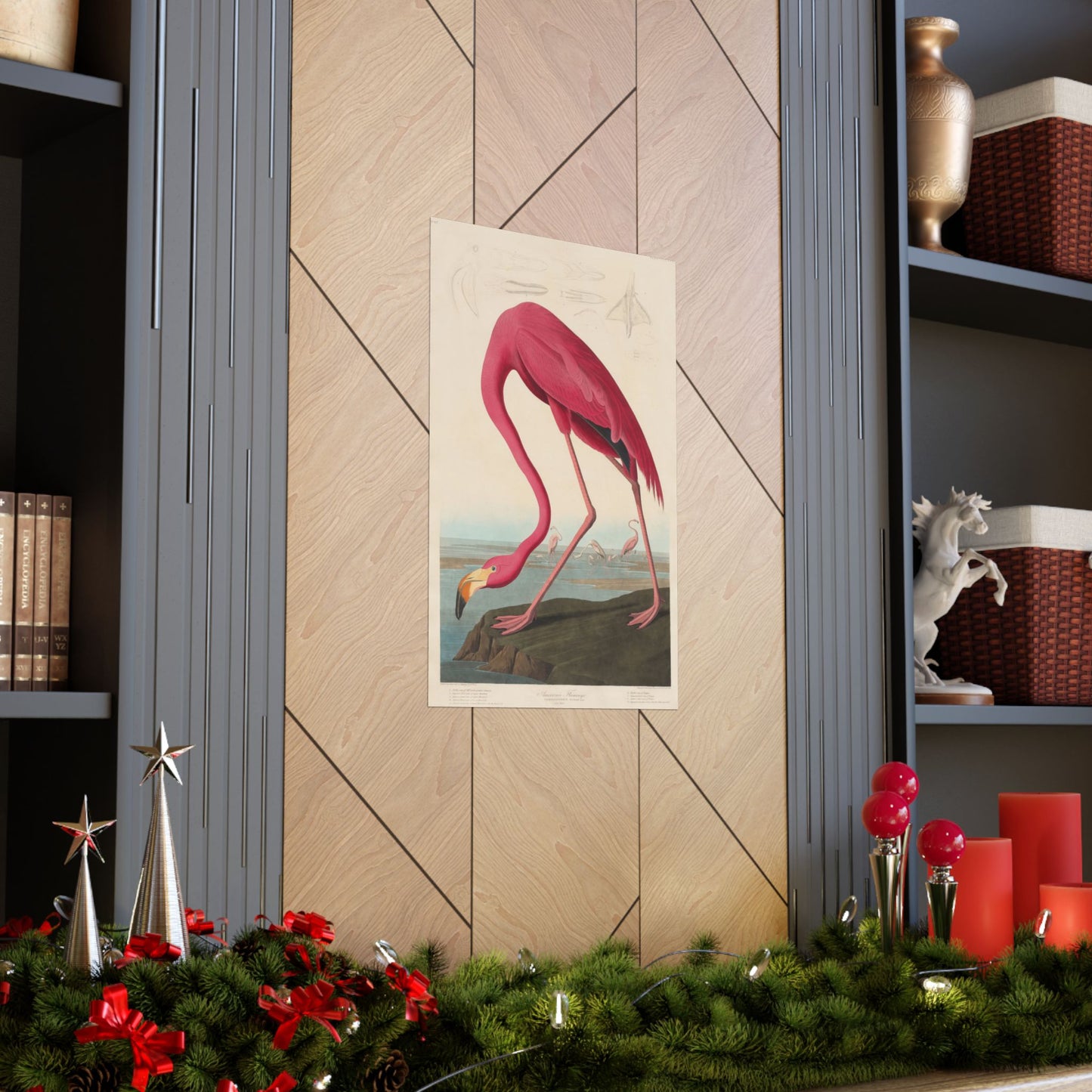 American Flamingo (Birds of America) - John James Audubon - Wall Poster Print