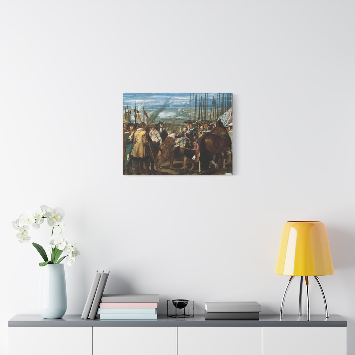 The Surrender of Breda - Diego Velázquez (1635) - Stretched Canvas Print