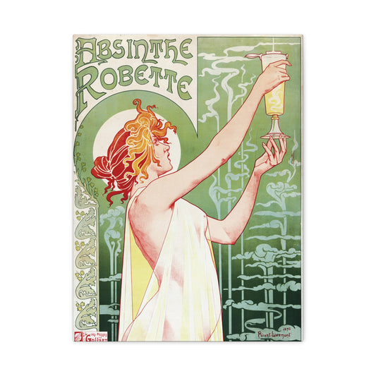 Absinthe Robette - Henri Privat-Livemont (1896) - Stretched Canvas Print