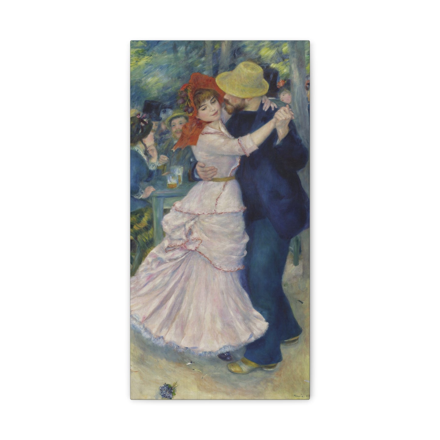 Dance at Bougival - Pierre-Auguste Renoir (1883) - Stretched Canvas Print