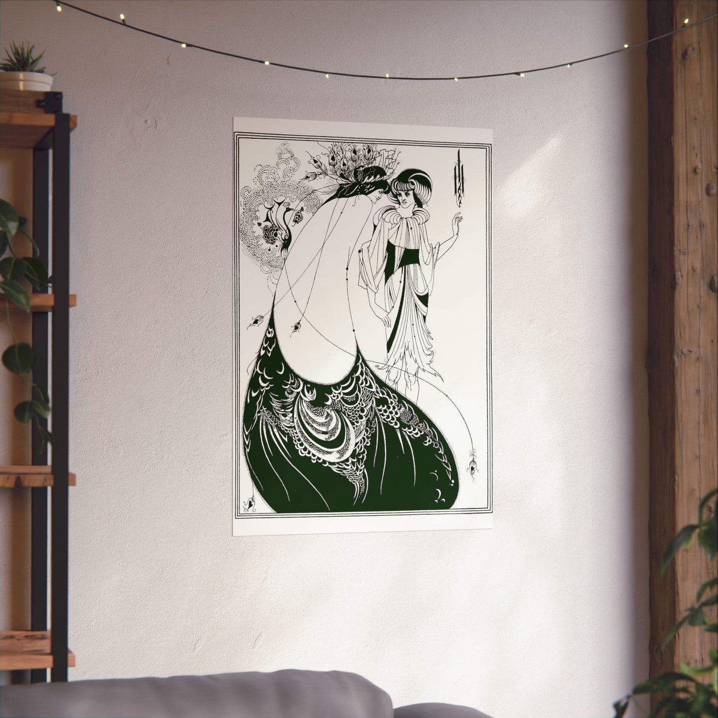 The Peacock Skirt - Aubrey Beardsley (1893) - Wall Poster Print