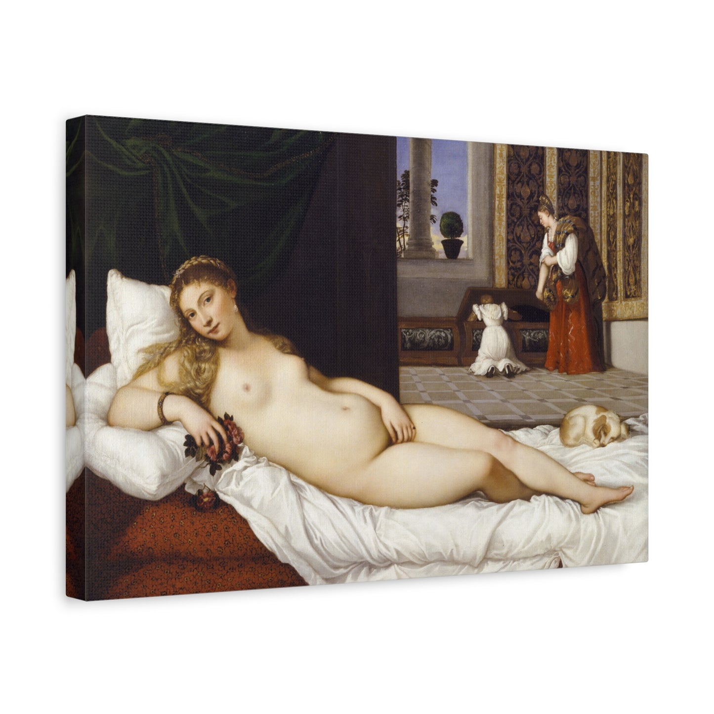 Venus of Urbino - Titian (1538) - Stretched Canvas Print
