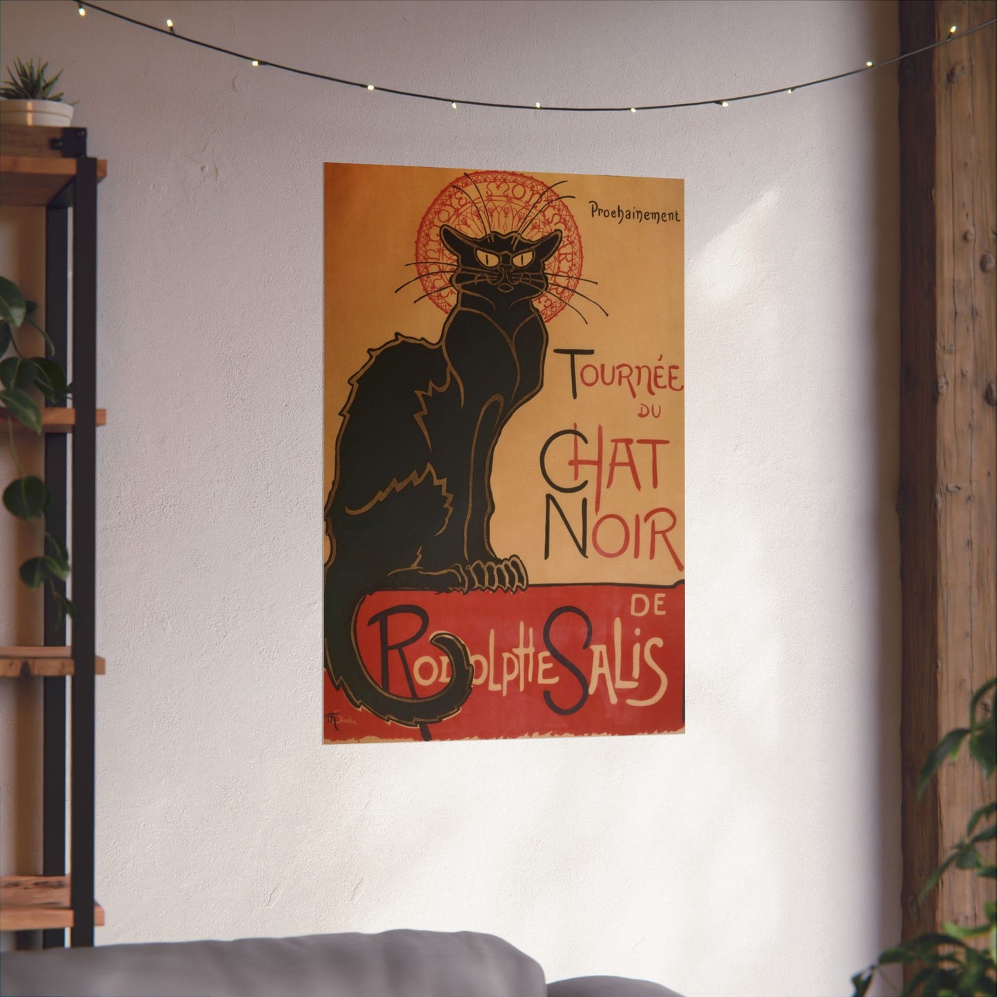 Le Chat Noir - Théophile Steinlen (1896) - Wall Poster Print