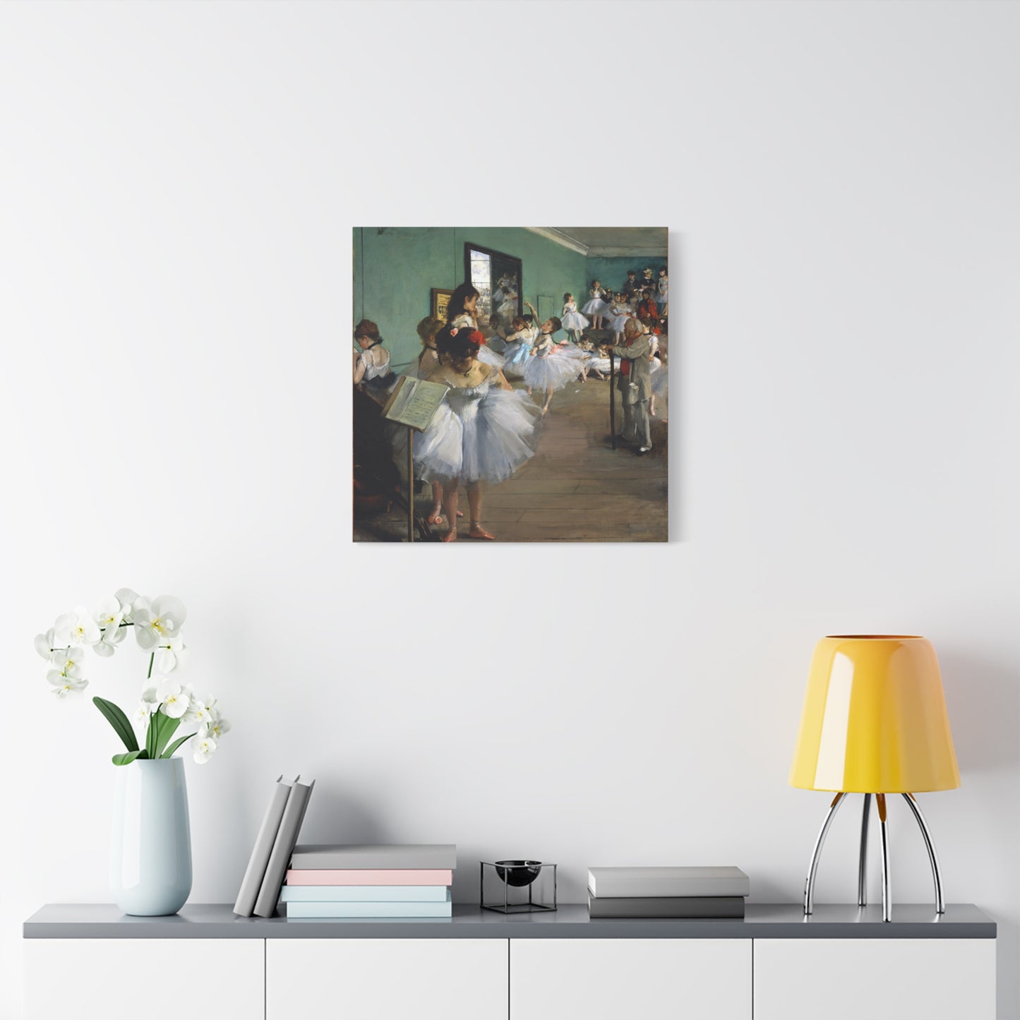 The Dance Class - Edgar Degas (1874) - Stretched Canvas Print