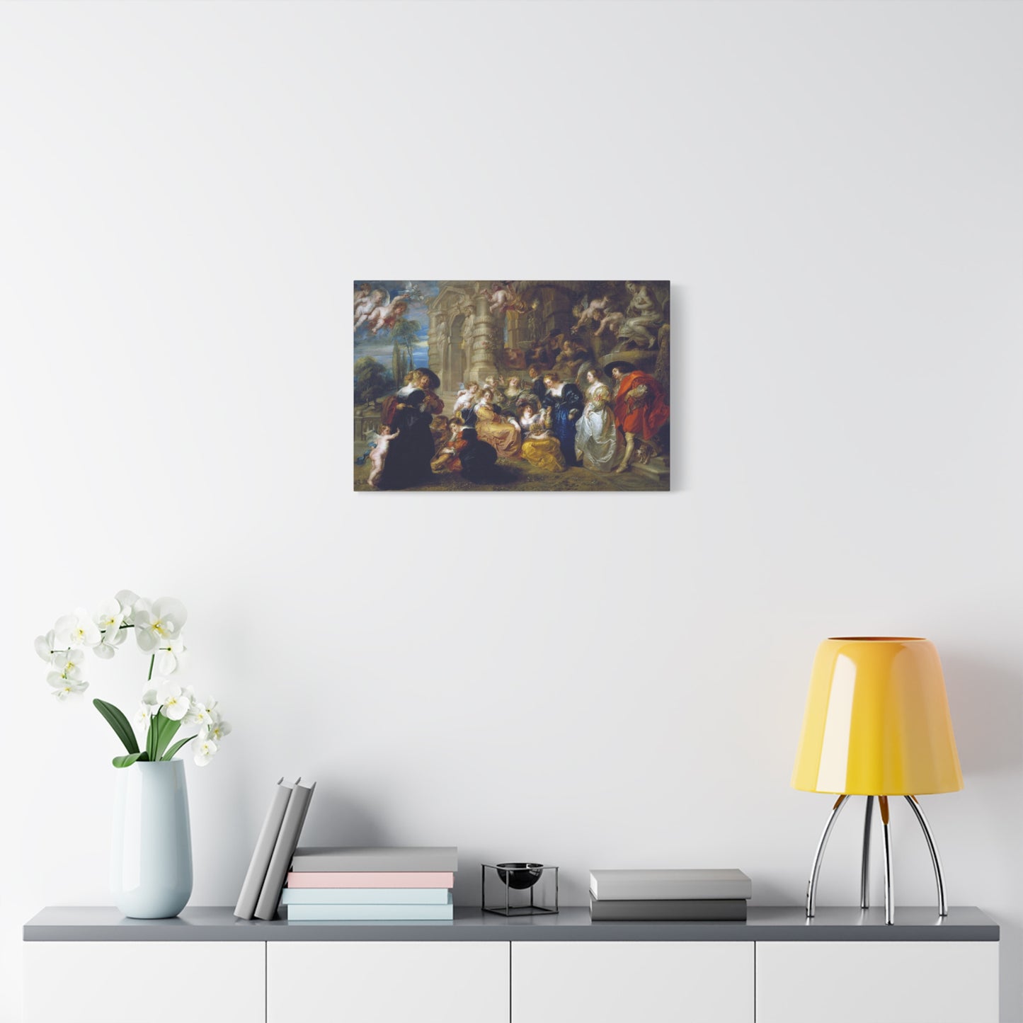 The Garden of Love - Peter Paul Rubens (c. 1633) - Stretched Canvas Print