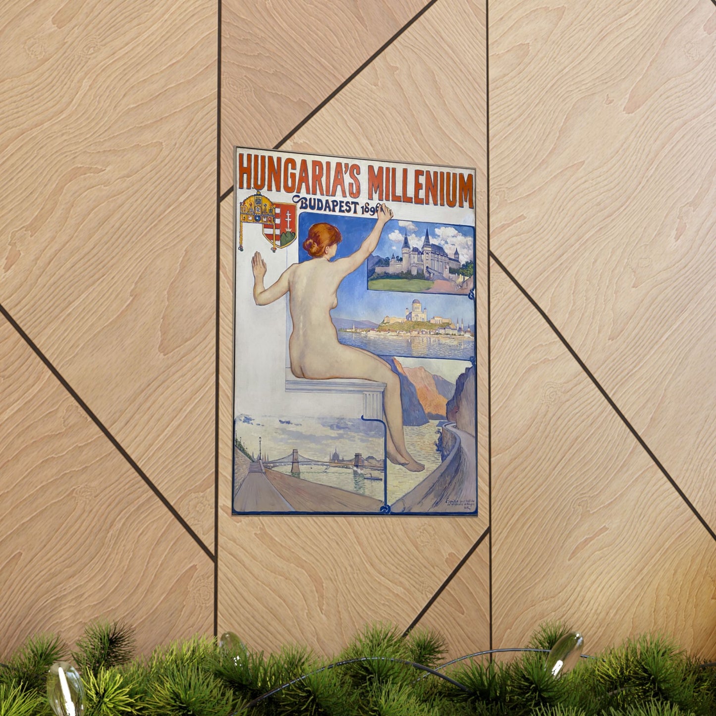 Hungaria's Millenium, Budapest 1896 - Théo Van Rysselberghe (1896) - Wall Poster Print