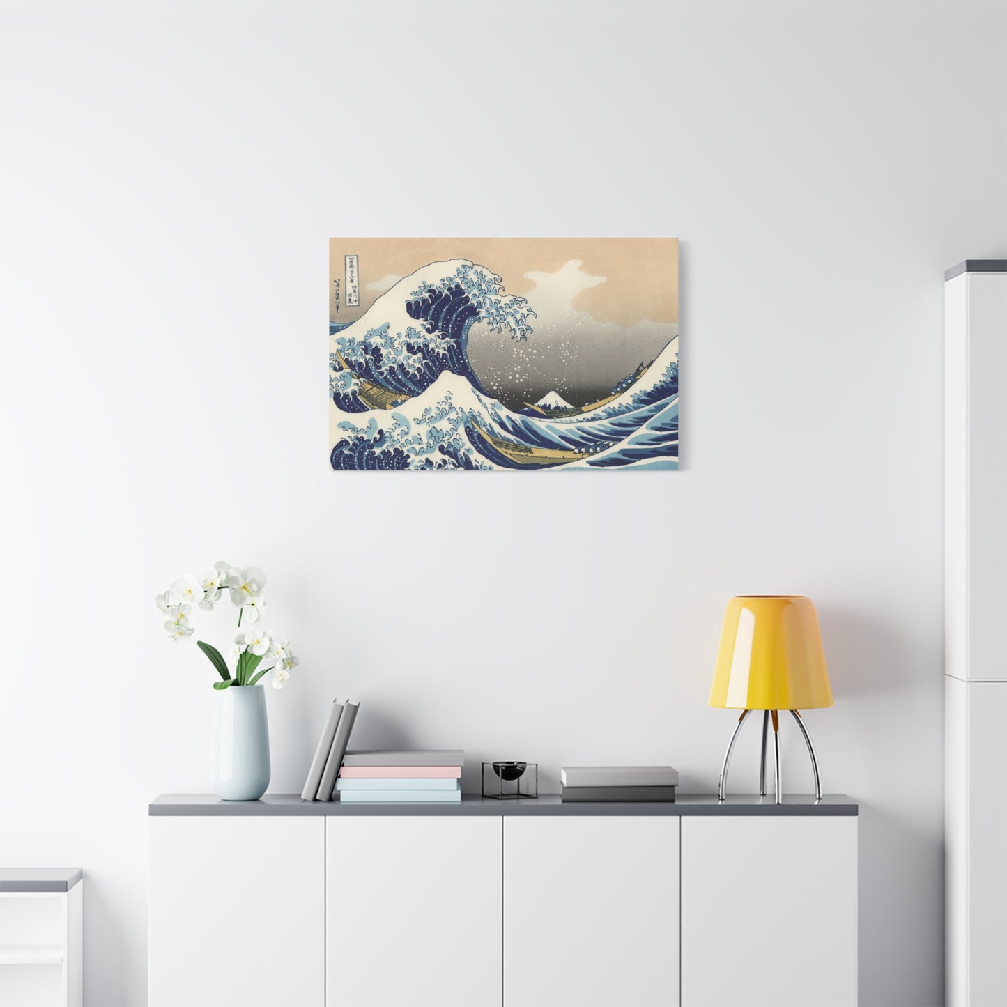 The Great Wave off Kanagawa (from Thirty-Six Views of Mount Fuji) - Katsushika Hokusai - Stretched Canvas Print