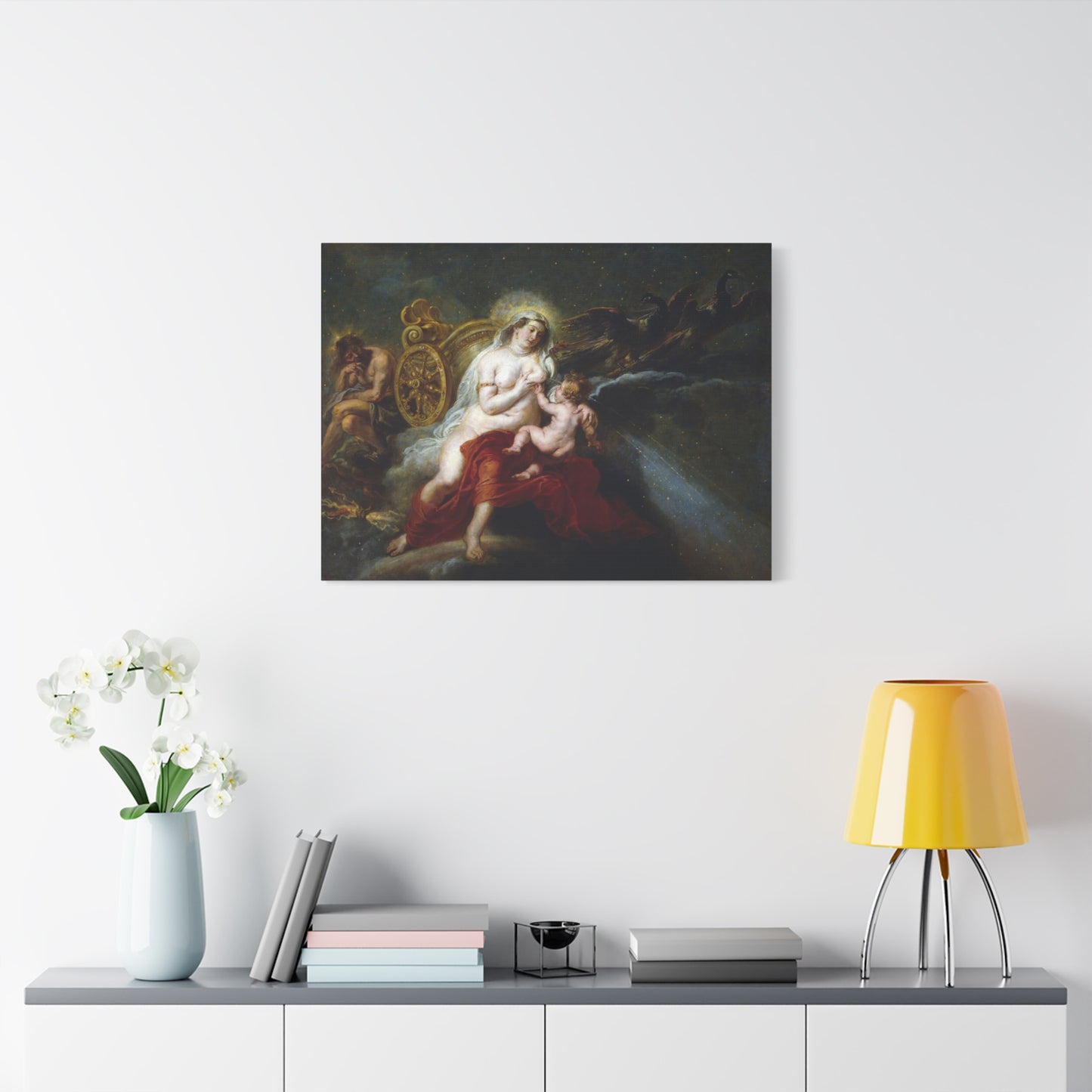 The Birth of the Milky Way - Peter Paul Rubens (c. 1636-1638) - Stretched Canvas Print