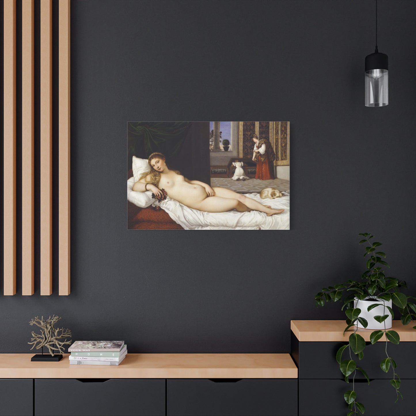 Venus of Urbino - Titian (1538) - Stretched Canvas Print