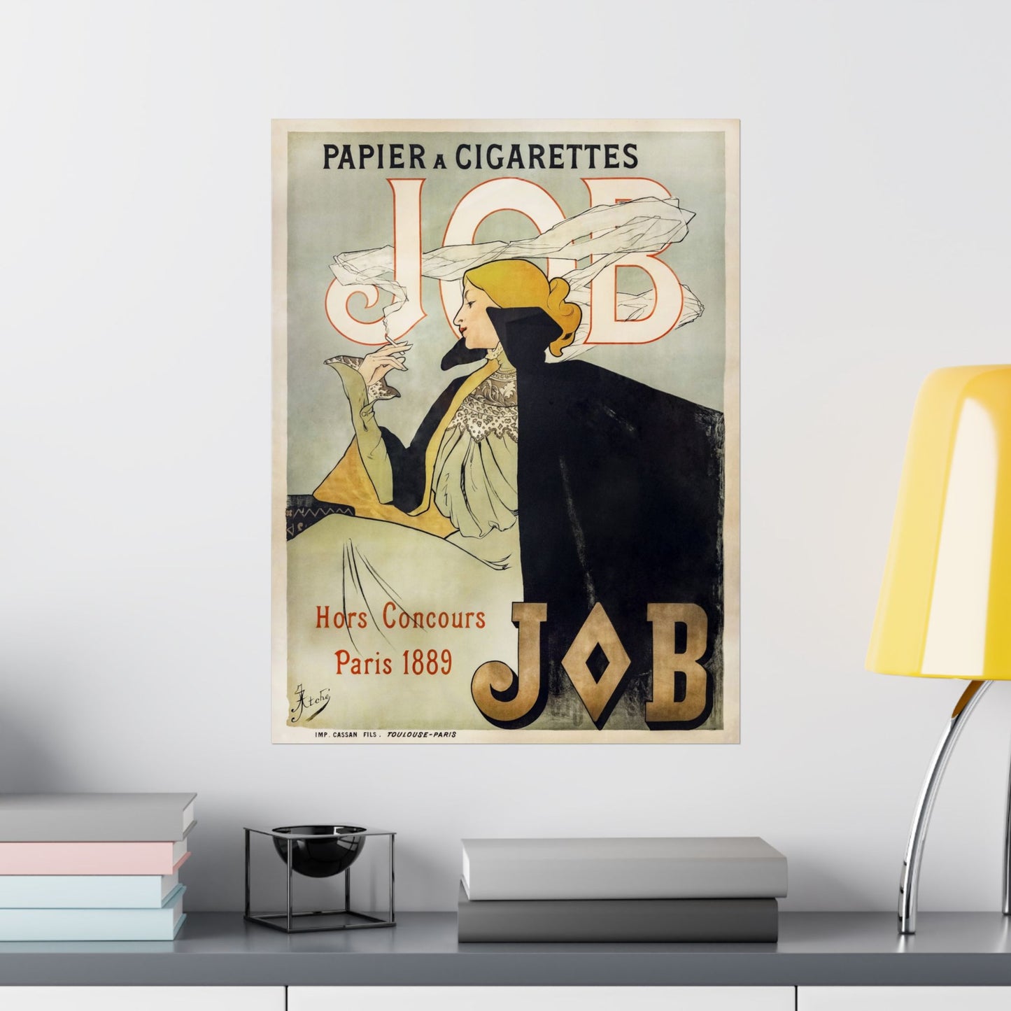 Job Cigarettes Ad - Alphonse Mucha (1889) - Wall Poster Print