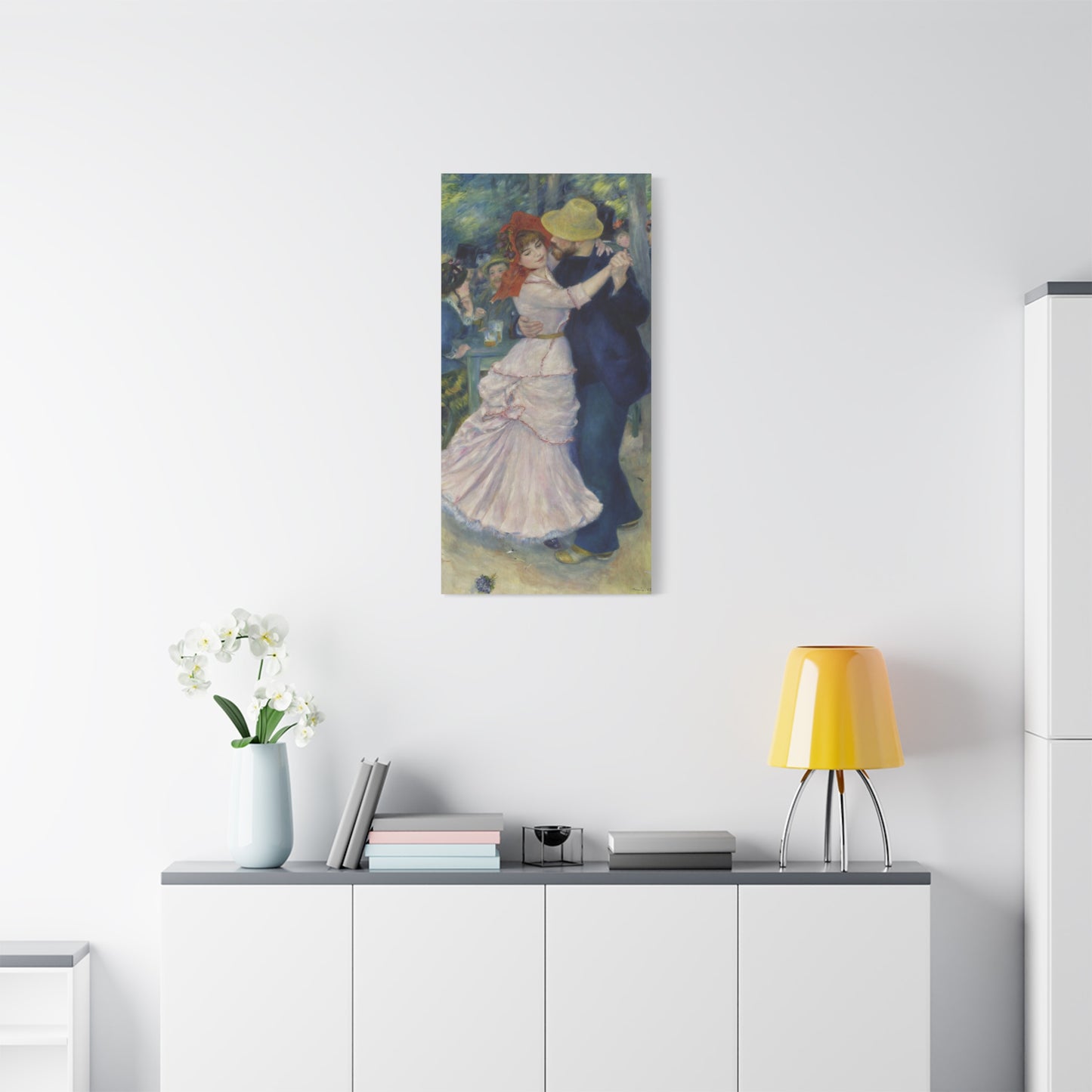 Dance at Bougival - Pierre-Auguste Renoir (1883) - Stretched Canvas Print