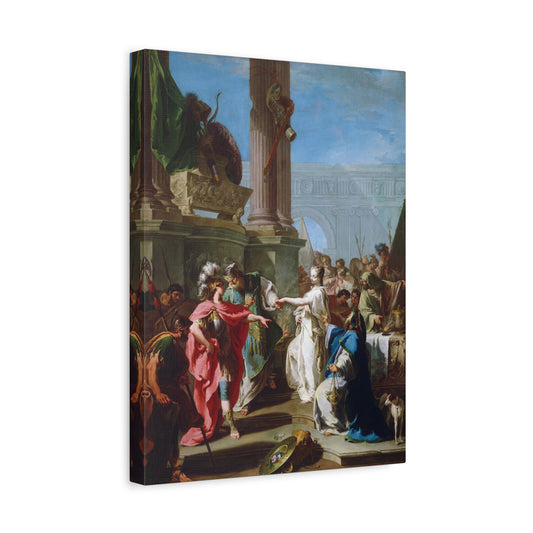 The Sacrifice of Polyxena - Giovanni Battista Pittoni (c. 1733-34) - Stretched Canvas Print