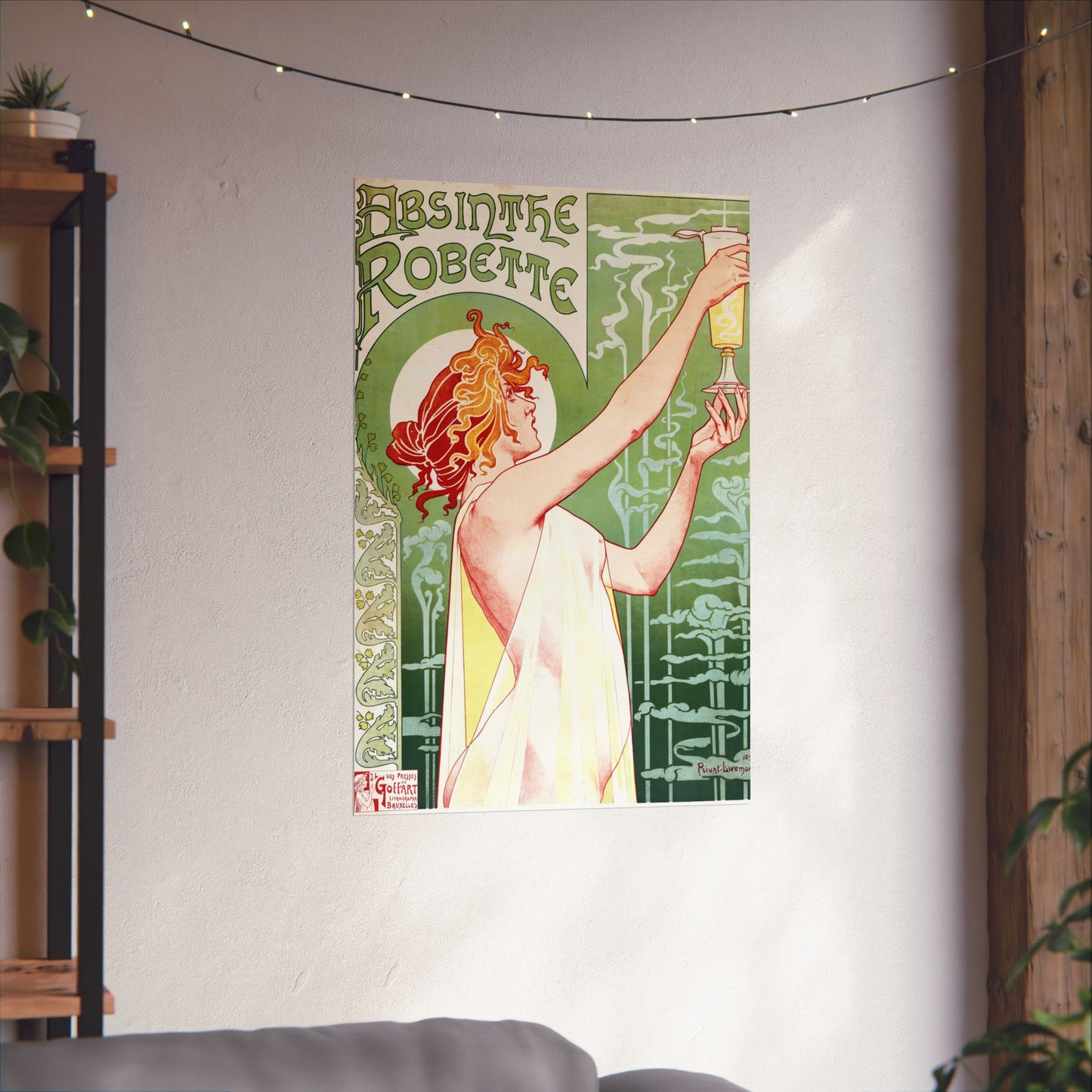 Absinthe Robette - Henri Privat-Livemont (1896) - Wall Poster Print