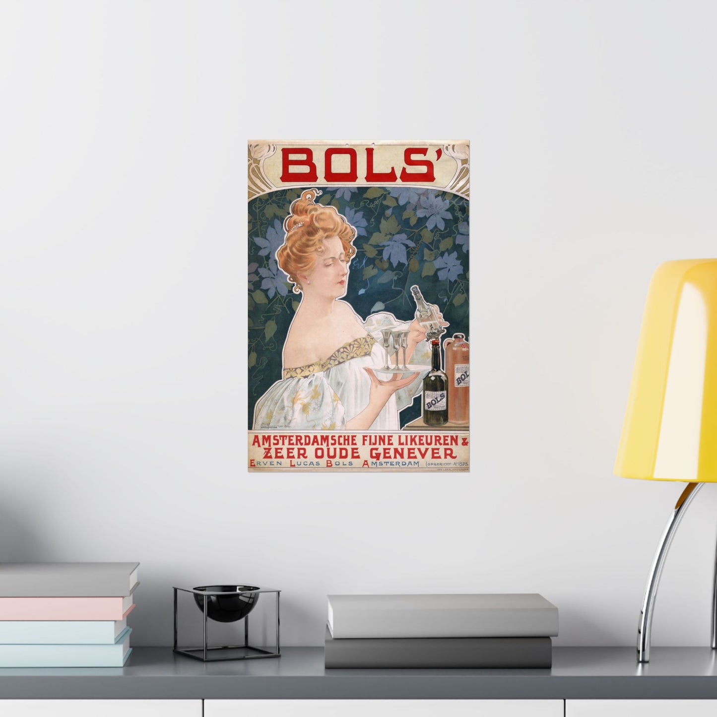 Bols' Amsterdamsche Fijne Likeuren - Henri Privat-Livemont (1901) - Wall Poster Print