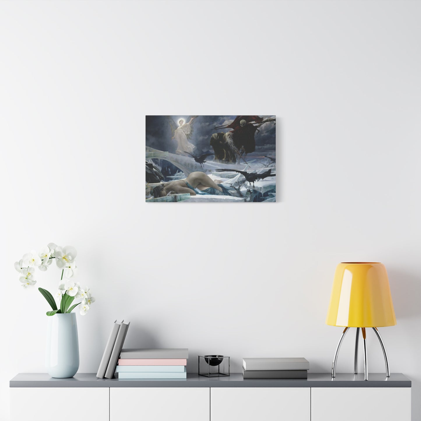 Ahasuerus at the End of the World - Adolf Hirémy-Hirschl (1888) - Stretched Canvas Print