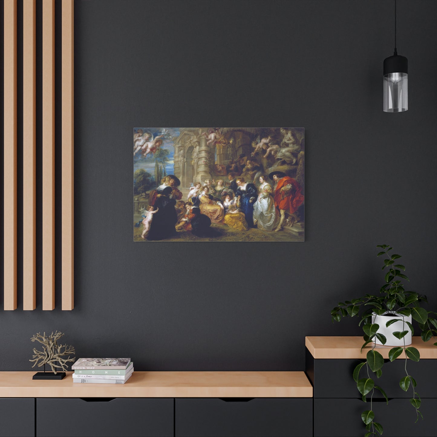 The Garden of Love - Peter Paul Rubens (c. 1633) - Stretched Canvas Print