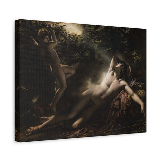 The Sleep of Endymion - Anne-Louis Girodet (1791) - Stretched Canvas Print