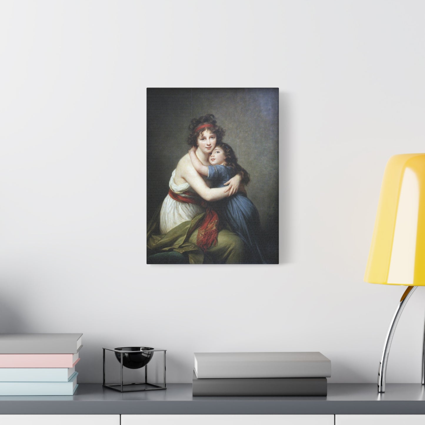 Self-Portrait with Julie (Self-Portrait à la Grecque) - Élisabeth Vigée Le Brun (1789) - Stretched Canvas Print