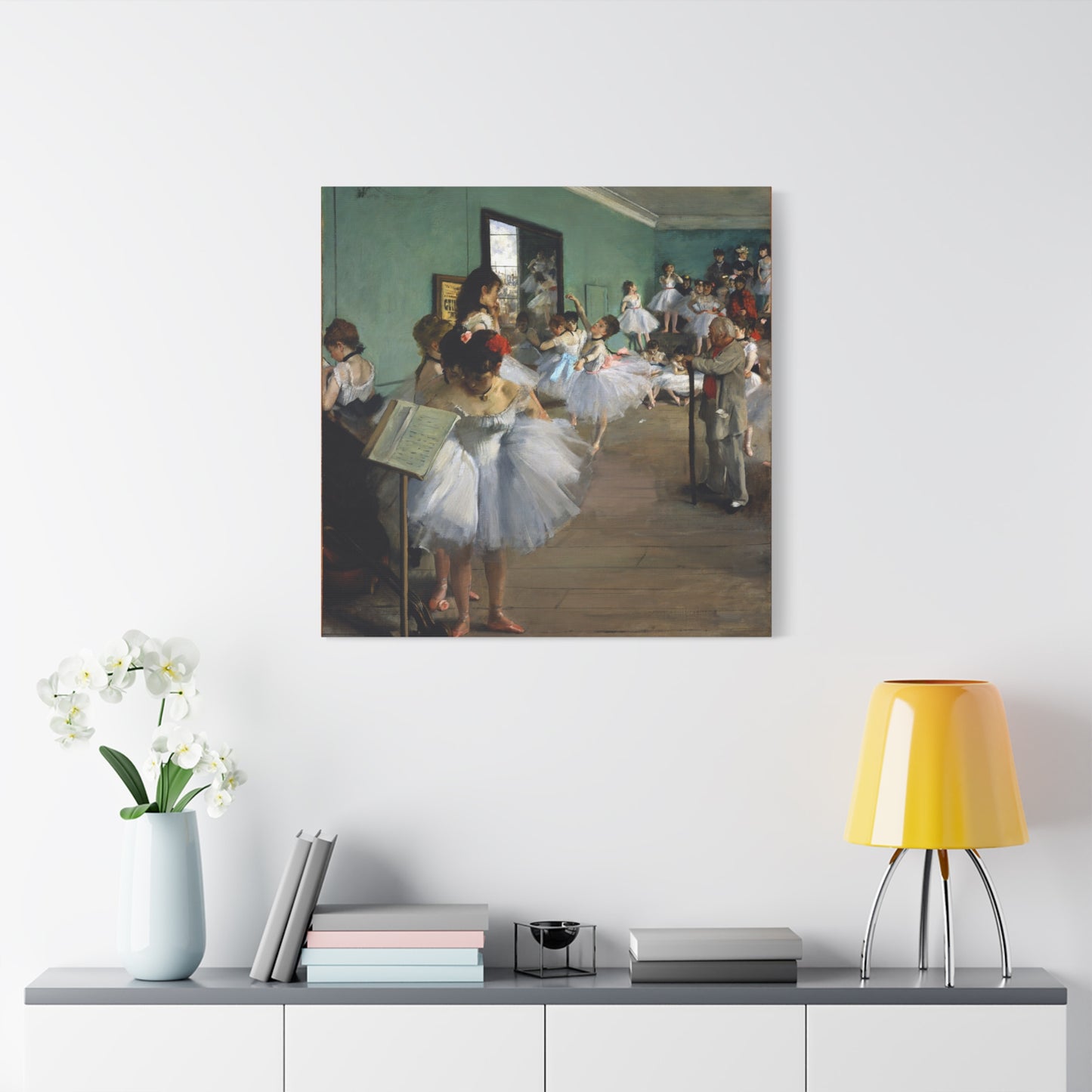 The Dance Class - Edgar Degas (1874) - Stretched Canvas Print