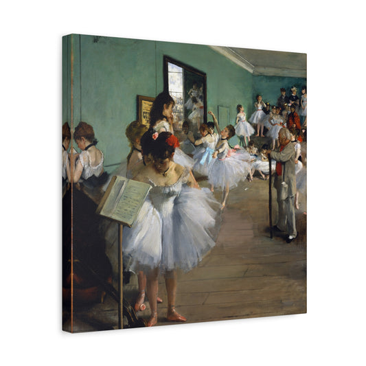 The Dance Class - Edgar Degas (1874) - Stretched Canvas Print