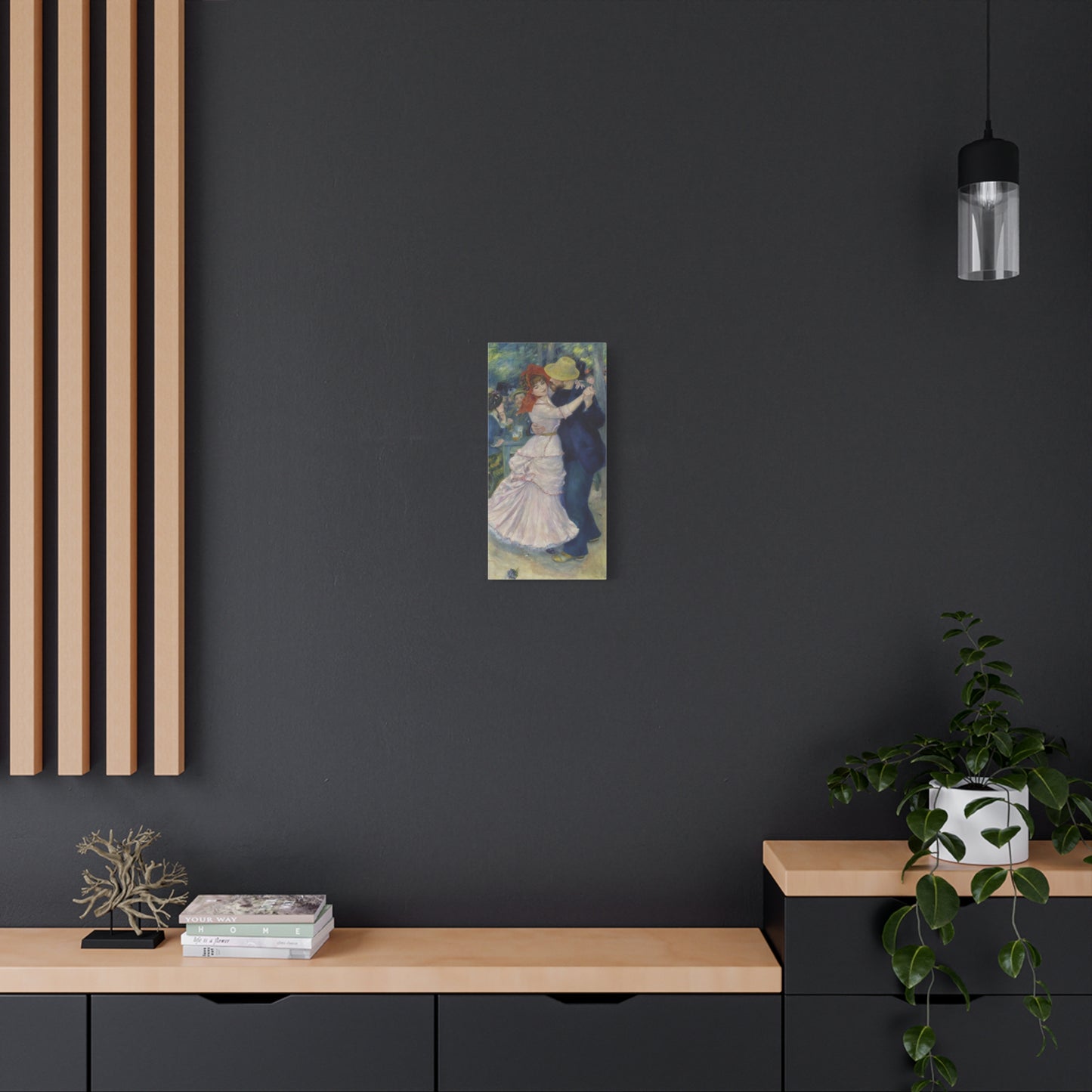 Dance at Bougival - Pierre-Auguste Renoir (1883) - Stretched Canvas Print