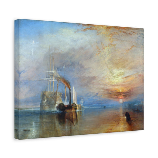 The Fighting Temeraire, J.M.W. Turner (1839) - Stretched Canvas Print