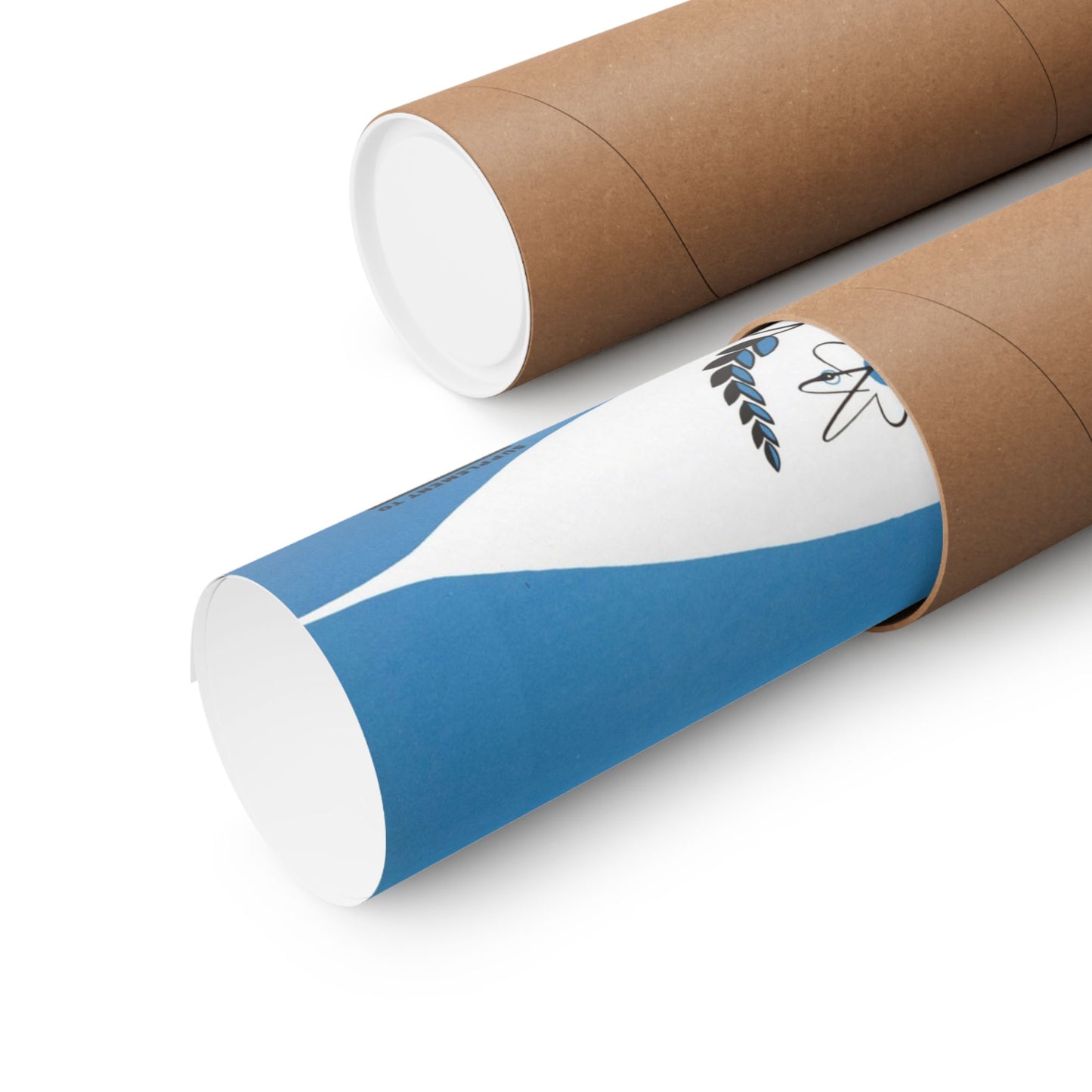 Atoms for Peace - 1950s Government Educational Art - Wall Poster Print