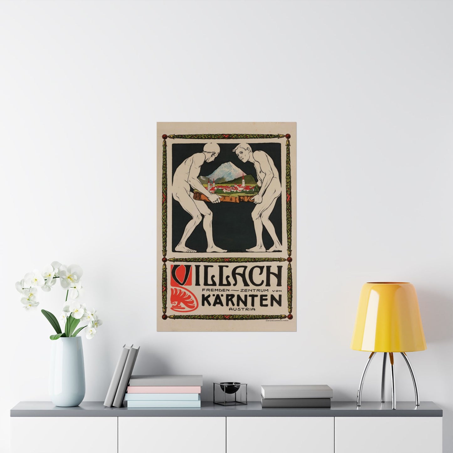 Villach - Kärnten (Carinthia) - Pietro A. Sencig (c. 1900s) - Wall Poster Print