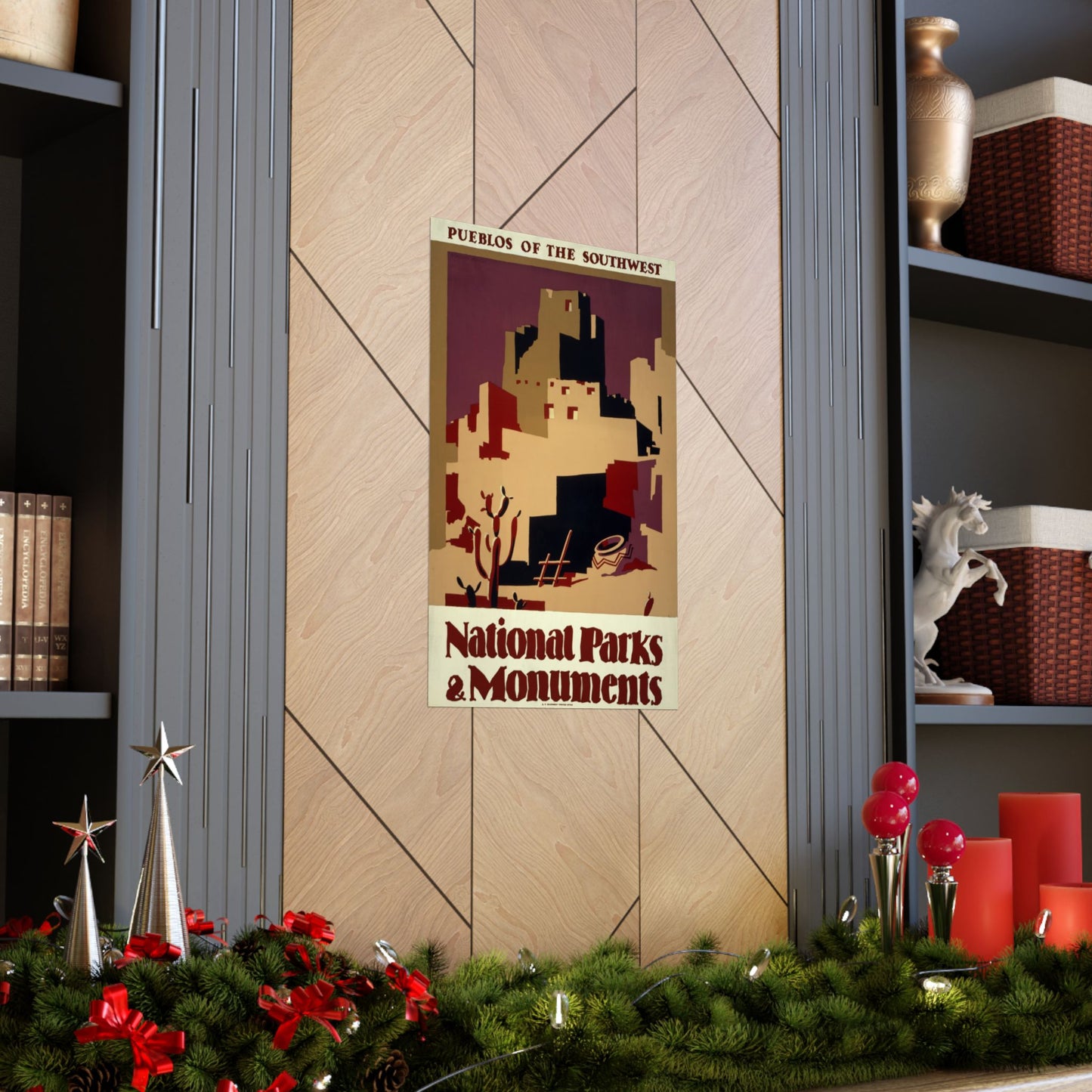 Pueblos of the Southwest, National Parks & Monuments - WPA Poster - Wall Poster Print