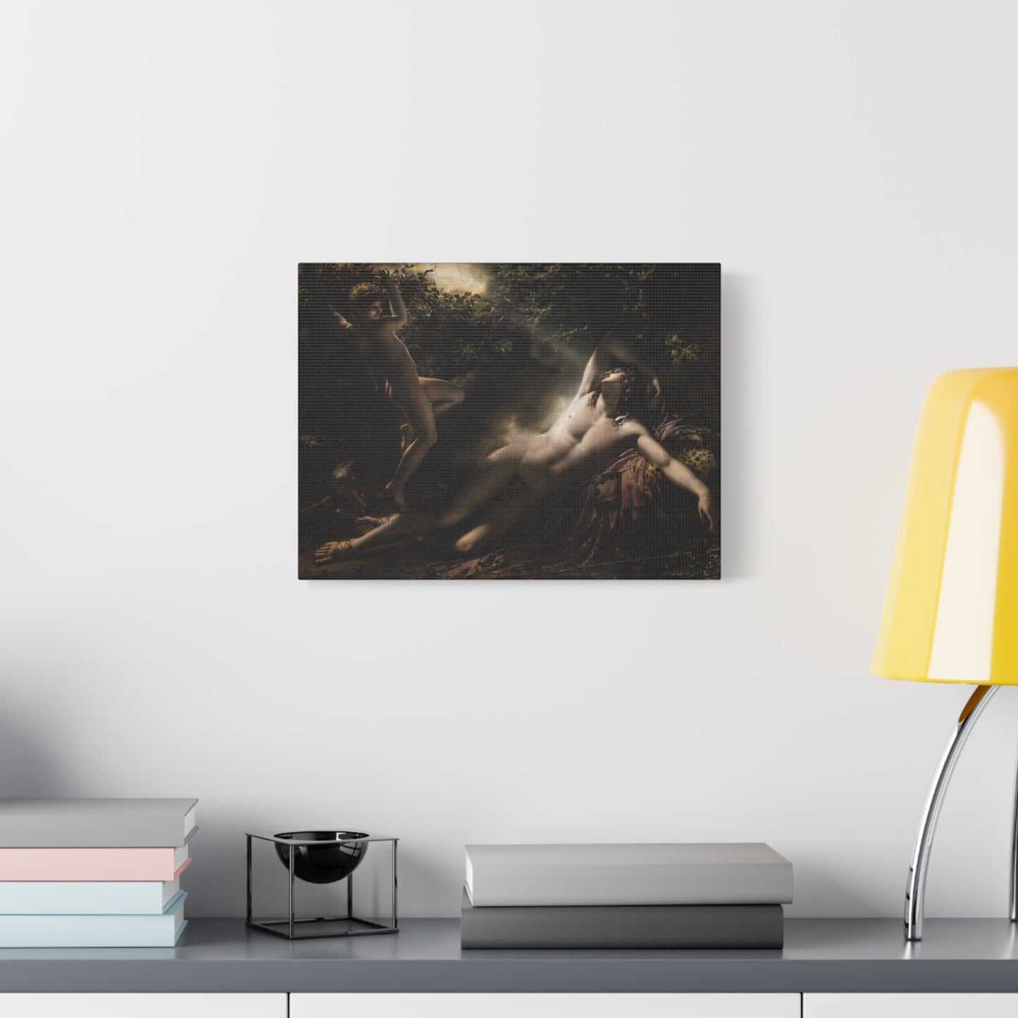 The Sleep of Endymion - Anne-Louis Girodet (1791) - Stretched Canvas Print