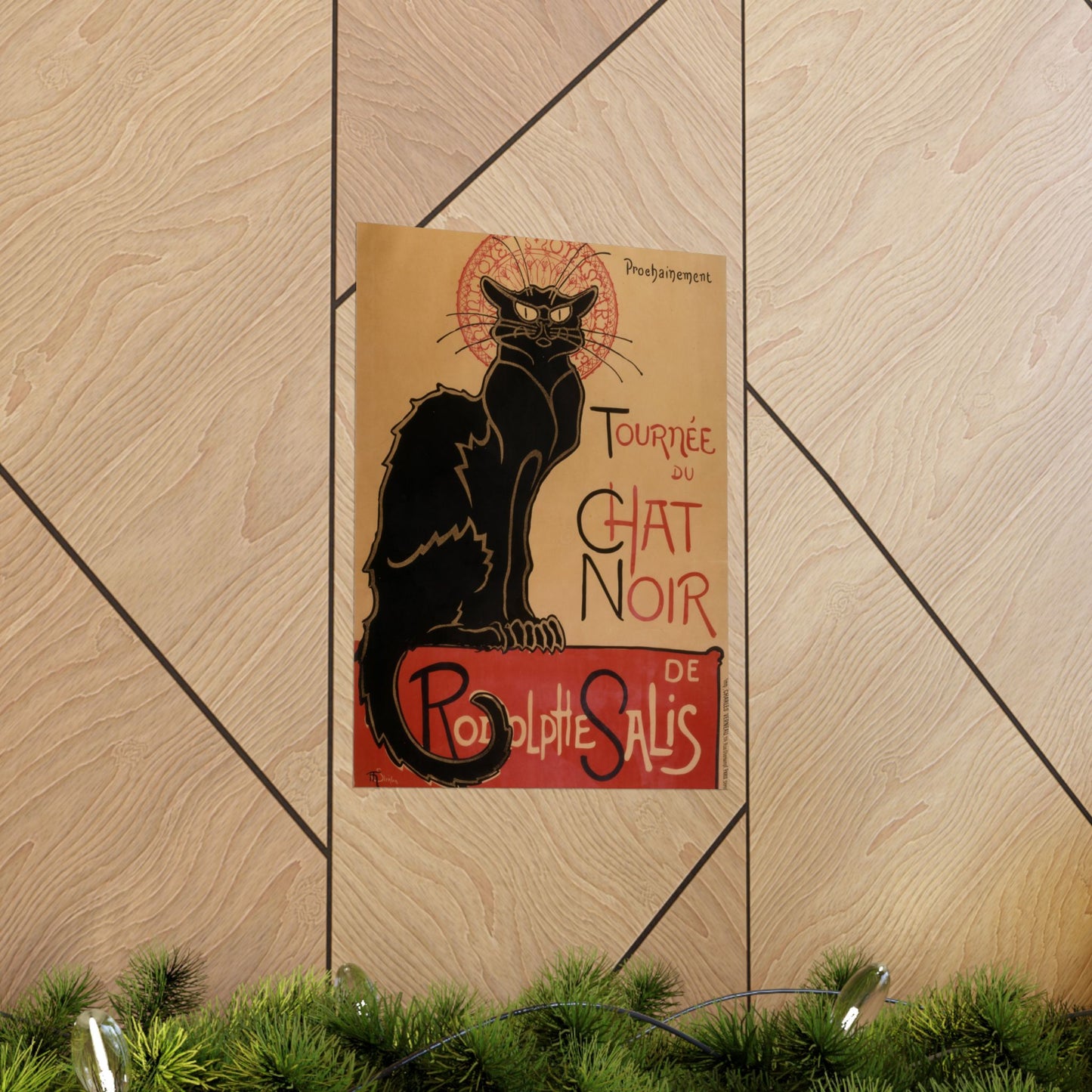 Le Chat Noir - Théophile Steinlen (1896) - Wall Poster Print