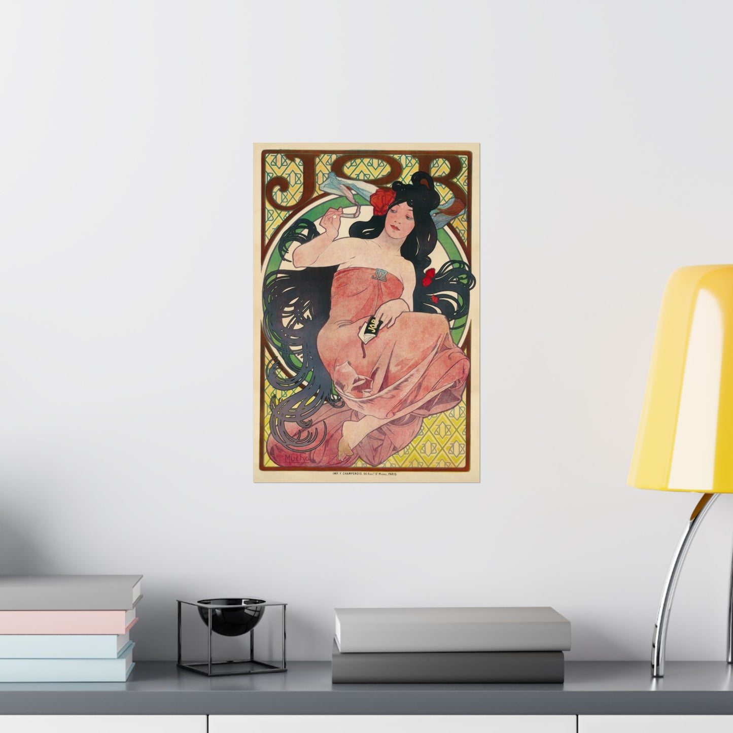 Job Cigarettes Ad - Alphonse Mucha (1894) - Wall Poster Print