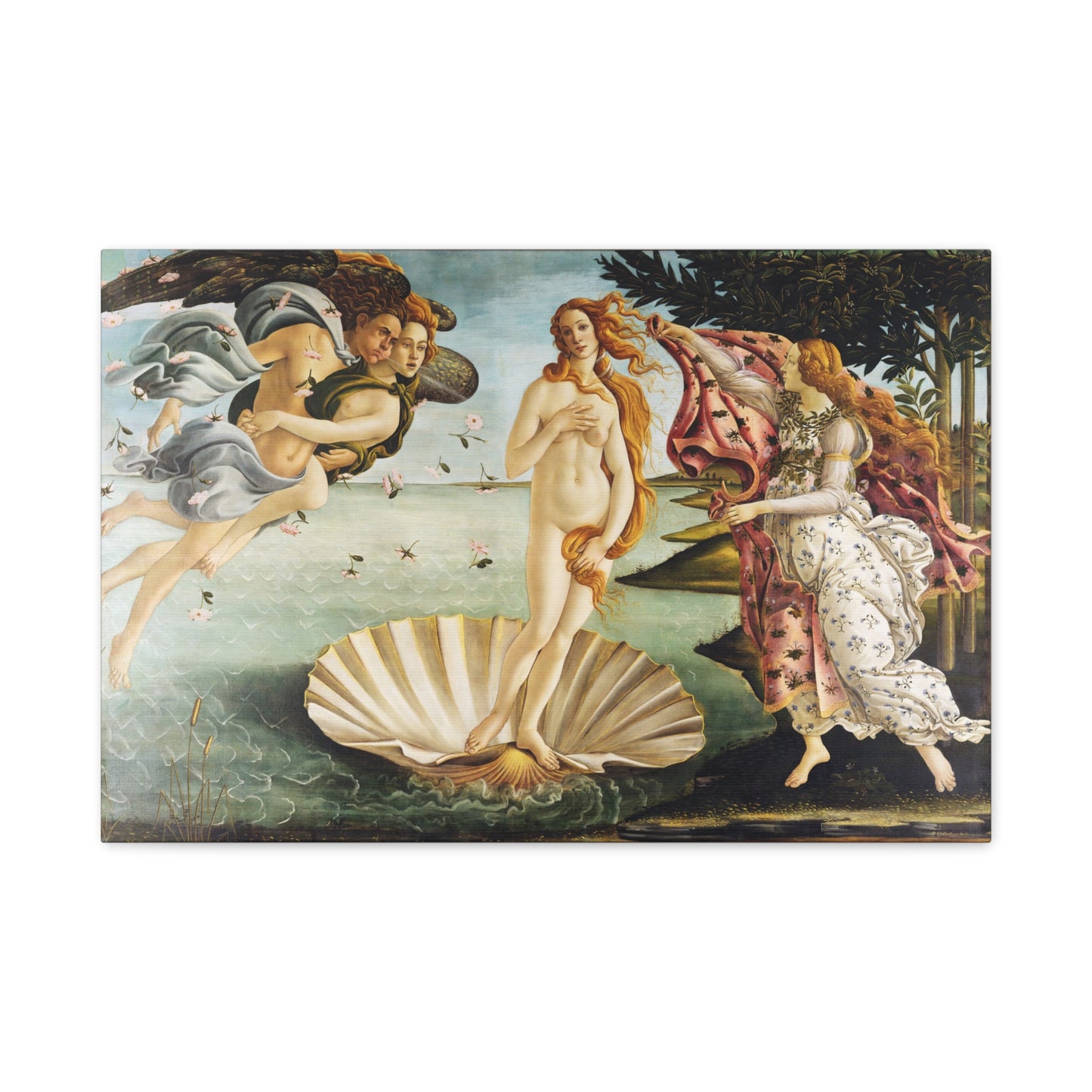 The Birth of Venus - Sandro Botticelli (c. 1485-1486) - Stretched Canvas Print