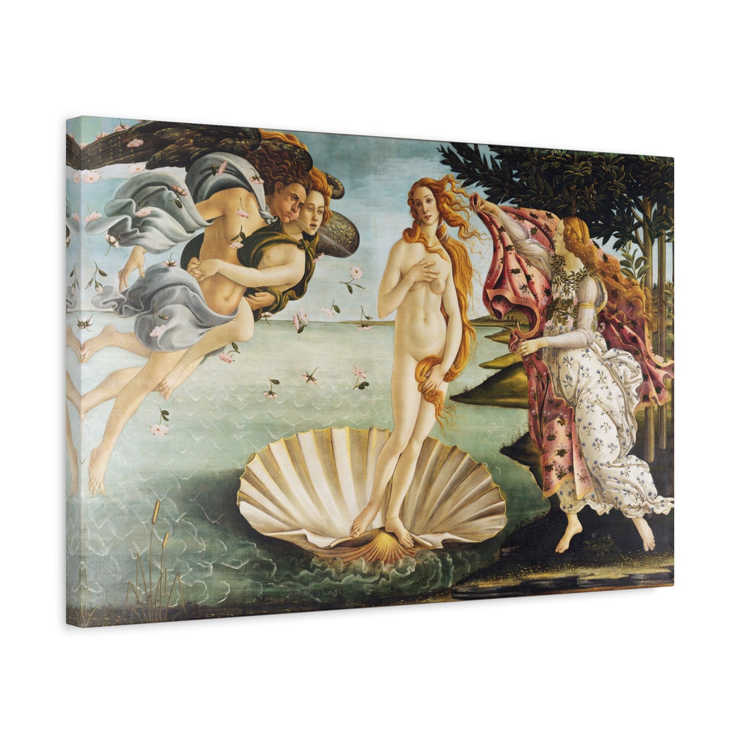 The Birth of Venus - Sandro Botticelli (c. 1485-1486) - Stretched Canvas Print