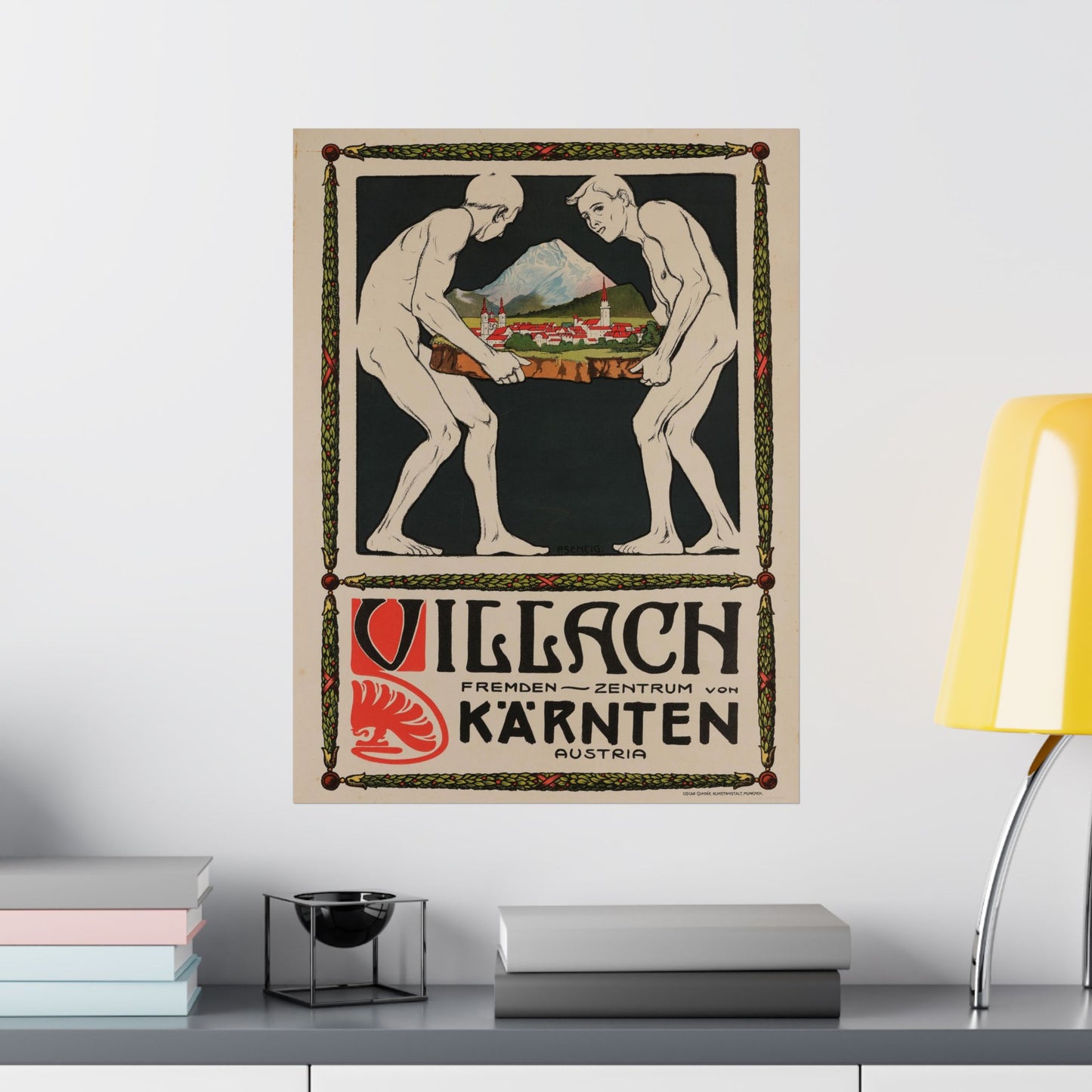 Villach - Kärnten (Carinthia) - Pietro A. Sencig (c. 1900s) - Wall Poster Print