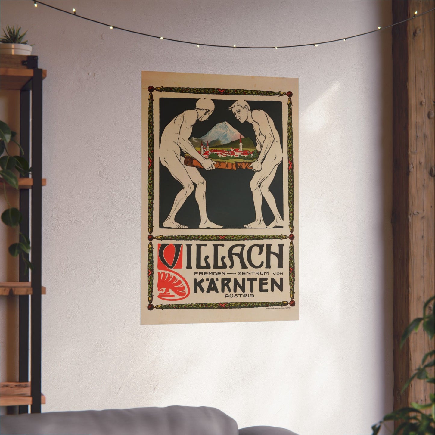 Villach - Kärnten (Carinthia) - Pietro A. Sencig (c. 1900s) - Wall Poster Print