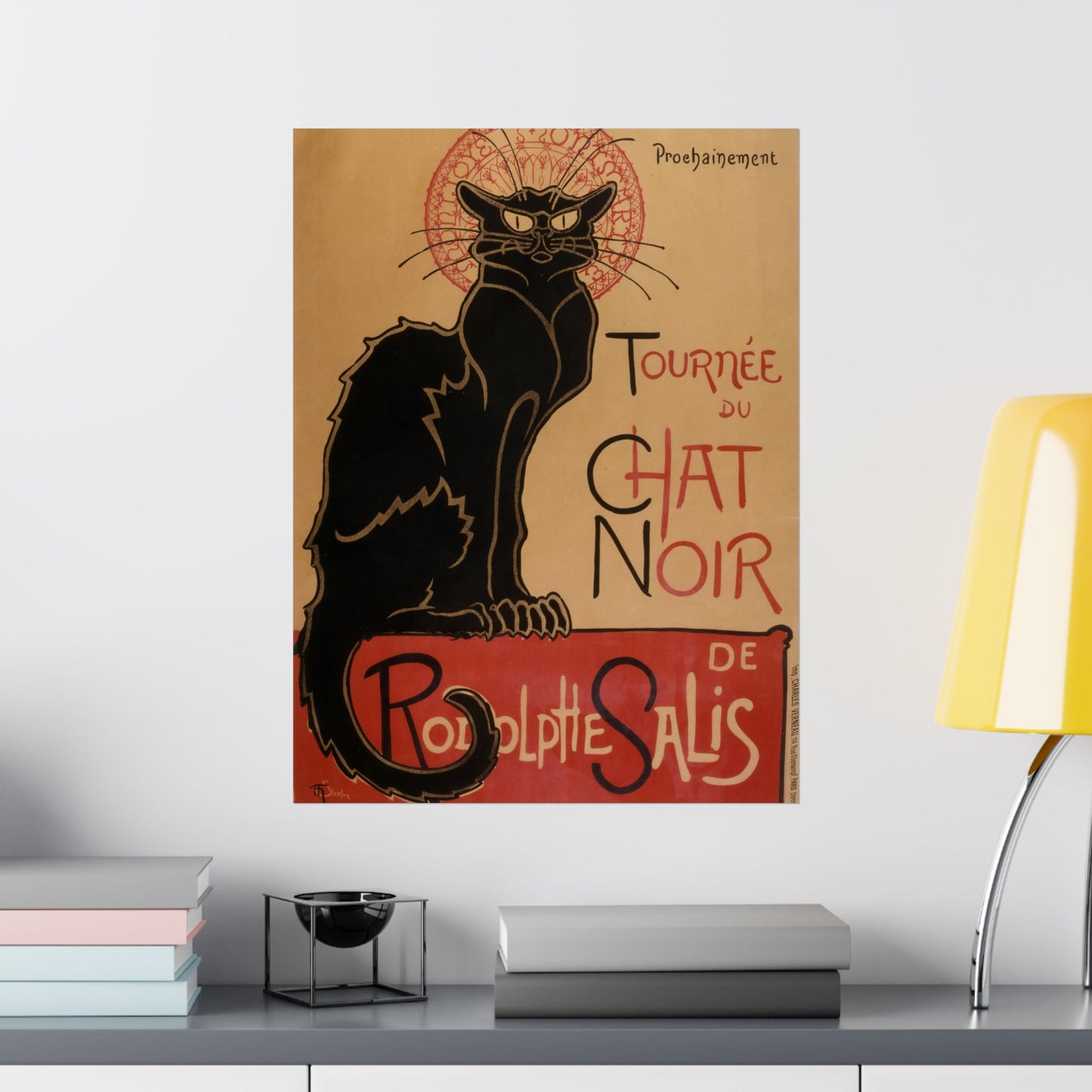 Le Chat Noir - Théophile Steinlen (1896) - Wall Poster Print
