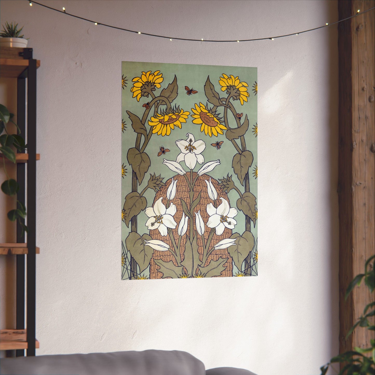 Bees and Beehive, National Exhibition of Women’s Labor in The Hague - Suze Fokker (1898) - Wall Poster Print