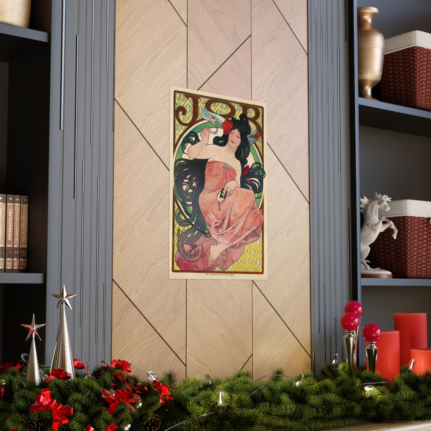 Job Cigarettes Ad - Alphonse Mucha (1894) - Wall Poster Print